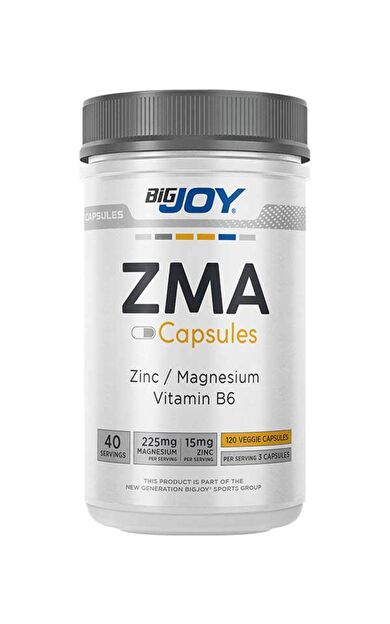 Bigjoy Sports Zma 120 Kapsül ( Veggie - Bitkisel Kapsül ) Vitamin Mineral