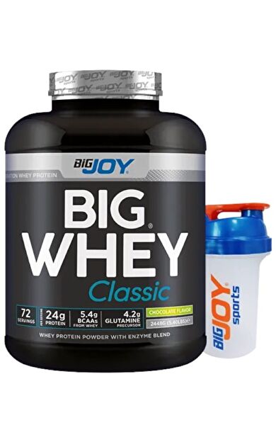 Bigjoy Sports Big Whey Classic Çikolata Aromalı Protein Tozu 24478Gr 72 Servis Whey Protein - Shaker Hediyeli