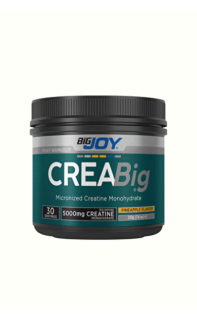 Bigjoy Sports Kreatin Creabig 210Gr 30 Servis Ananas Aromalı Creatine Monohydrate %100 Mikronize