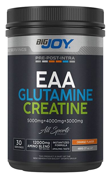 Bigjoy Sports Bigjoy Kreatin + Eaa + Glutamin Portakal Aromalı 480G 30 Servis Amino Asit