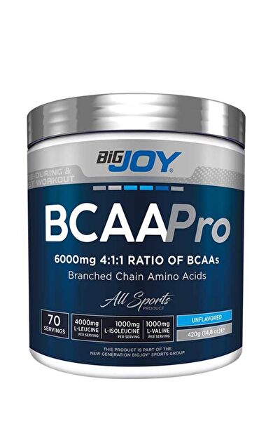 Bigjoy Sports Amino Asit Bcaa 4:1:1 Aromasız Bcaa Pro 70 Servis 420 Gr