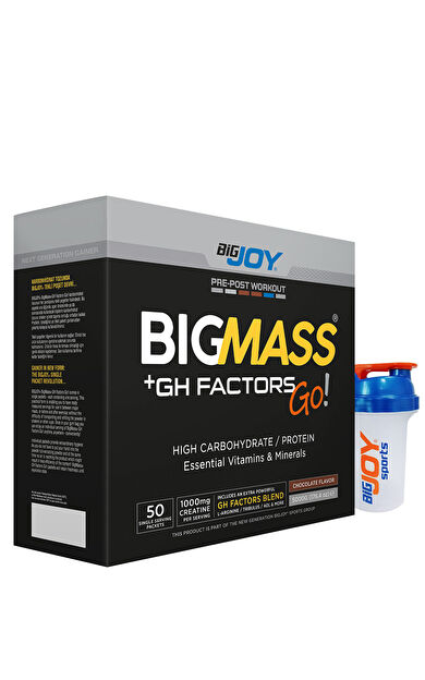 Bigjoy Sports Bigmass Gh Factors Mass Gainer 50 Servis (5 Kg)Çikolatalı High Carbonhidrate&amp;Protein&amp;Vitamins