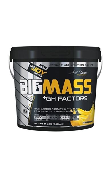 Bigjoy Sports Bigjoy Bigmass Gh Factors Karbonhidrat Tozu 5000 Gr - Muz Aromalı