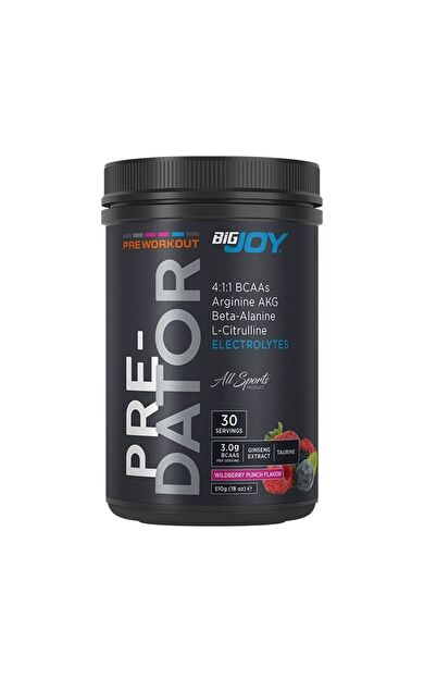Bigjoy Sports Pre-Dator 510 Gr Pre-Workout Orman Meyveli