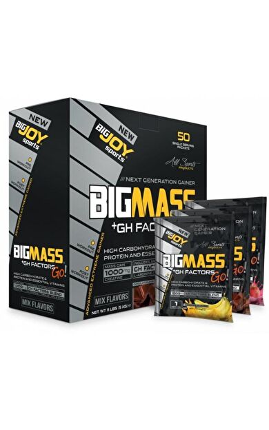 Bigjoy Sports Bigmass Mass Gainer Gh Factors Mix 50 Sachet Karbonhidrat Tozu - Gainer