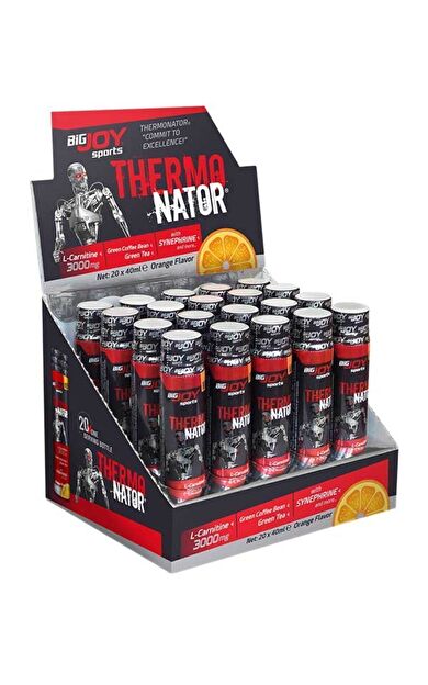 Bigjoy Sports L-Karnitin Thermo Nator Portakal Aromalı 40Ml×20 Ampul 3000 Mg L-Carnitine