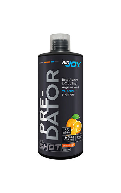 Bigjoy Sports Preworkout Predator Shot Portakal 1000 Ml Pre-Workout Amino Asit