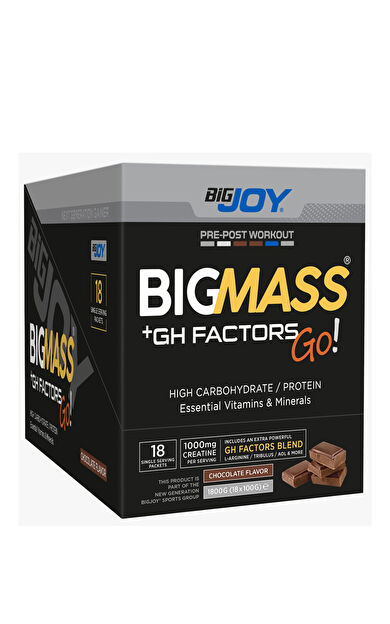 Bigjoy Sports Mass Gainer Çikolata 1800 Gr 18 Saşe Bigmass Gh Factors Karbonhidrat &amp; Protein