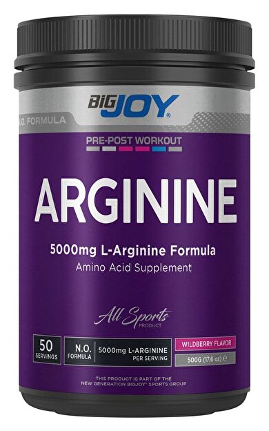Bigjoy Sports Arginine Powder L -Arjinin Orman Meyveli Aromalı 500 Gr - 50 Servis
