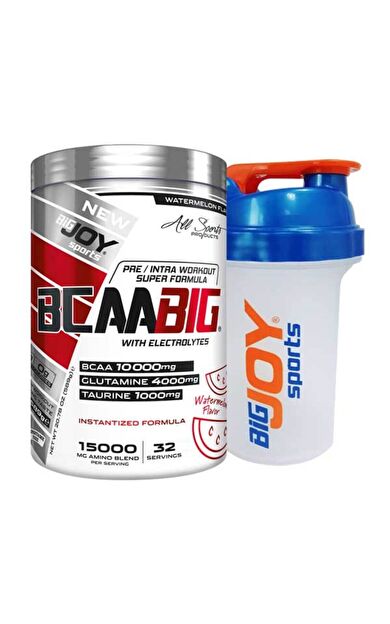 Bigjoy Sports Bcaabig Karpuz Aromalı  589G Bcaa + Glutamin (10G Bcaa+4G Glutamin+1G Taurine) Aminoasit