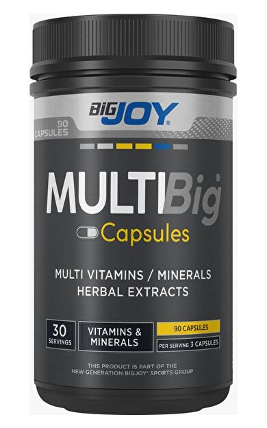Bigjoy Sports Multibig Multivitamin 90 Kapsül Vitamin&amp;Mineral