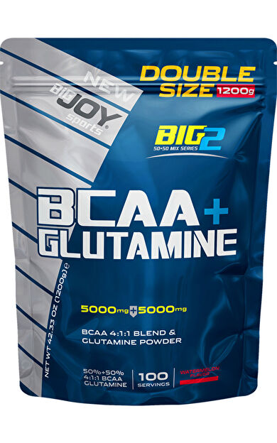 Bigjoy Sports Big2 Bcaa Glutamin Karpuz Aroma 1200G 100 Servis Double Size Amino Asit