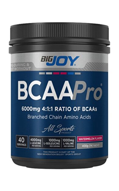 Bigjoy Sports Amino Asit Bcaa Karpuz Aroma 400 Gr  40 Servis Bcaa Pro  4:1:1