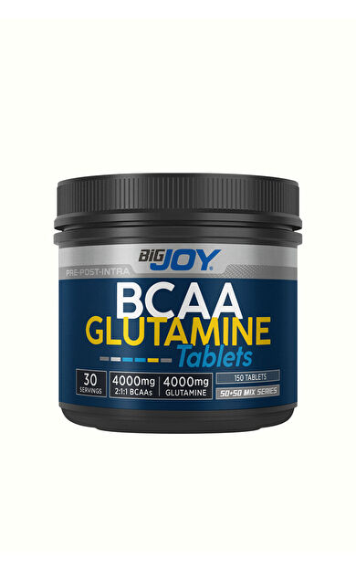 Bigjoy Sports Bcaa+ Glutamine 150 Tablets 30 Servis Aminoasit