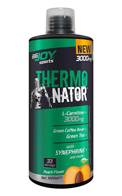 Bigjoy Sports Bigjoy L-Karnitin Thermonator Şeftali Aromalı - 33 Servis (L-Karnitin 3000 Mg / Servis)