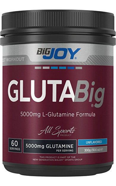 Bigjoy Sports Glutabig Powder L-Glutamin 300G Glutamine Amino Asit