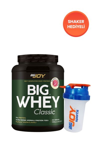 Bigjoy Sports Bigjoy Big Whey Classic Çilek Aromalı Protein Tozu 990 gr