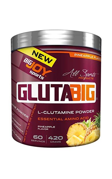 Bigjoy Sports Glutabig Powder Glutamin Ananas Aromalı Aminoasit 420 Gr 60 Servis Glutamine