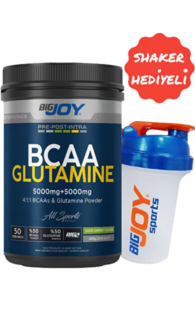 Bigjoy Sports Bcaa Glutamin Vişne 600G Bcaa Glutamine Amino Asit