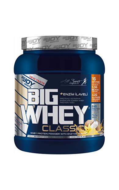 Bigjoy Sports BIGWHEY Whey Protein Classic Hindistan Cevizi &amp; Vanilya 488g 15 Servis