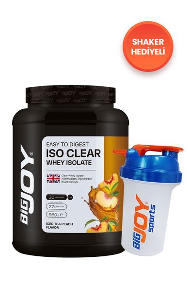 Bigjoy Iso Clear Whey Isolate Ice Tea Şeftali 960g