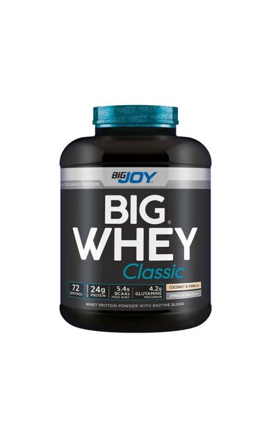 Bigjoy BIGWHEY Whey Protein Classic Hindistan Cevizi -Vanilya Aromalı 2196g 72 Servis
