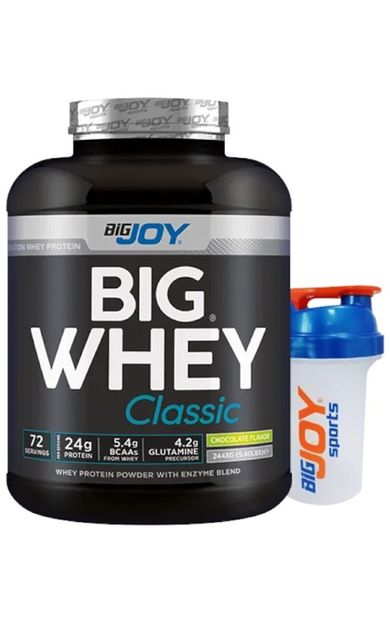 Bigjoy Big Whey Classic Çikolata Aromalı Protein Tozu 24478gr 72 Servis Whey Protein - Shaker Hediyeli