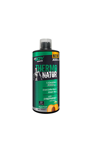 Bigjoy Bigjoy L-Karnitin ThermoNator ŞEFTALİ Aromalı - 33 Servis (L-Karnitin 3000 mg / Servis)