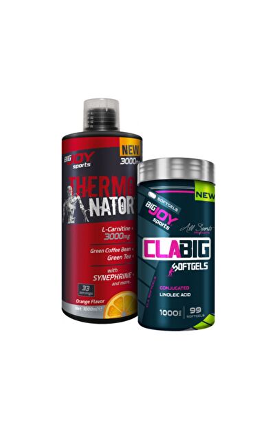 Bigjoy Thermonator L-carnitine 3000 Mg Portakal Aroma 1000 ml L Karnitin Clabig 1000mg 99 Kapsül
