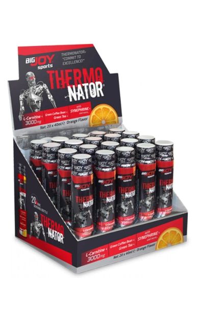 Bigjoy L-Karnitin ThermoNator 20’li Shot Portakal Aromalı