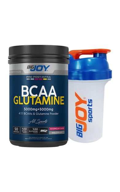 Bigjoy Amino Asit - Bcaa Glutamine Karpuz Aromalı 50 Servis 600g 50/50 Mix Series