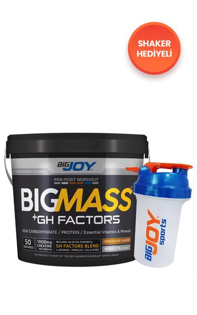 Bigjoy BIGMASS Gainer GH FACTORS Çikolata Aromalı 5000g
