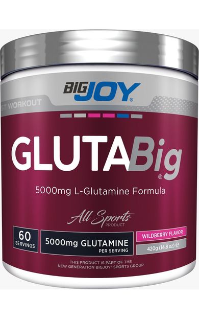 Bigjoy Glutabig Powder L-glutamin Ananas Meyveli 420g Glutamine Amino Asit
