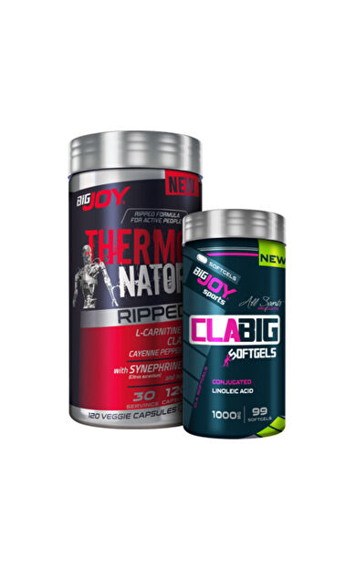Bigjoy Clabig 1000mg 99 Kapsül Thermonator Ripped 120 Bitkisel Kapsül