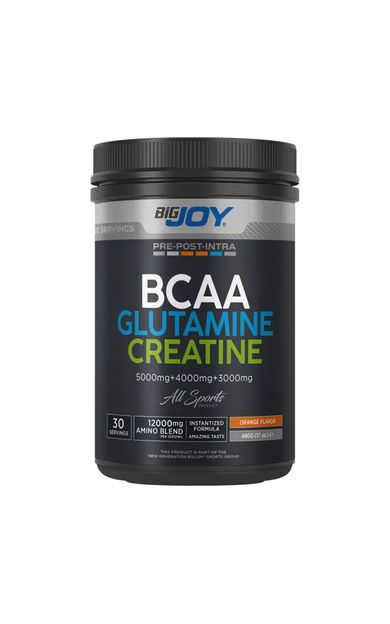Bigjoy Kreatin + Bcaa + Glutamin Portakal Aromalı 480 g 30 Servis Amino Asit