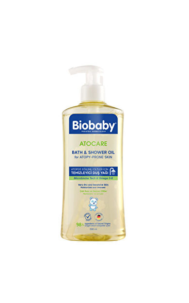 Biobaby Atocare Temizleyici Duş Yağı 500 ml