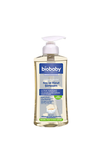 Biobaby Bebek Şampuanı (Saç ve Vücut) 500ml