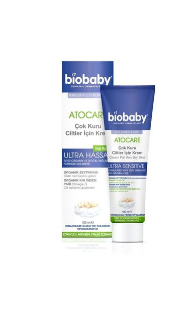 Biobaby Kuru ve Çok Kuru Ciltler İçin Krem 100 ml