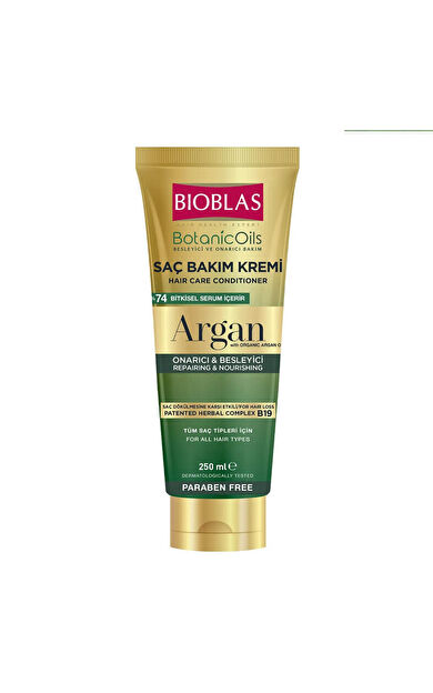 Bioblas Botanics Oil Argan Yağlı Saç Bakım Kremi 250 ml