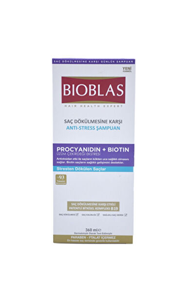 Bioblas Saç Dökülmesi Anti Stress Şampuan 360 ml