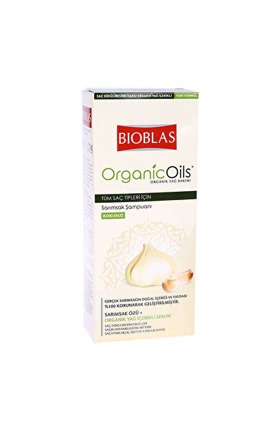 Bioblas Sarımsak Şampuanı Tüm Saç Tipleri İçin (Kokusuz) 360ml