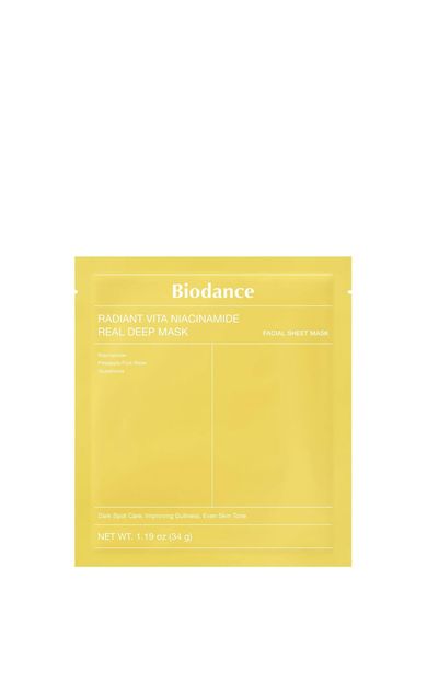Biodance Radiant Vita Niacinamide Real Deep Mask Aydınlatıcı Yüz Maskesi
