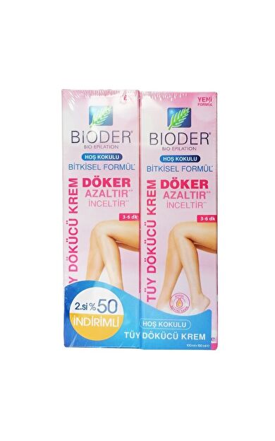 Bioder Bitkisel Formül Tüy Dökücü Krem 100 + 100 ml