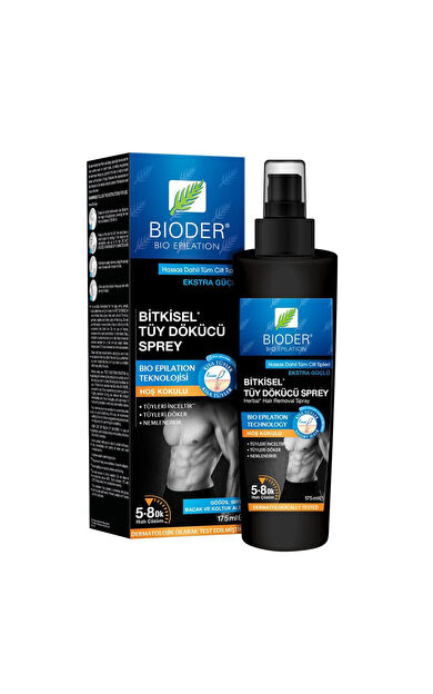 Bioder Erkekler İçin Bitkisel Tüy Dökücü Sprey 175 ml