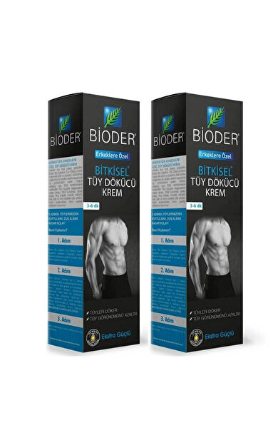 Bioder Erkeklere Özel Tüy Dökücü Krem Seti
