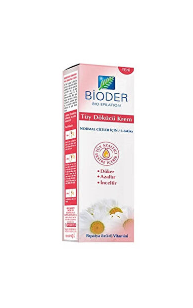 Bioder Normal Ciltler İçin Tüy Dökücü Krem 100 ml