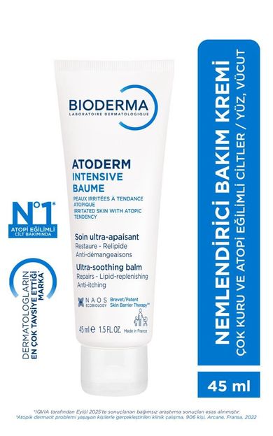 Bioderma Atoderm İntensive Baume 45 Ml- PUANSIZ- SKT: 03/2028