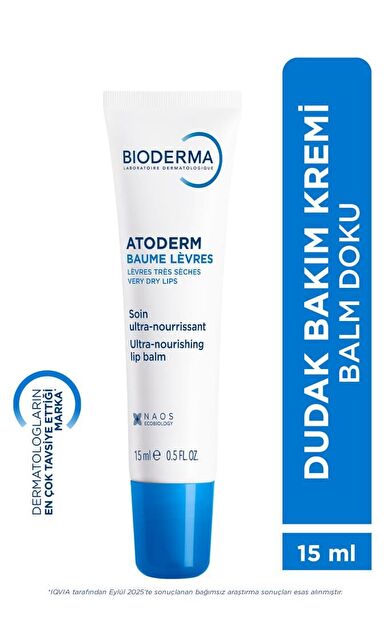 Bioderma Atoderm Baume Levres Lip Balm 15 Ml- PUANLI- SKT: 05/2028