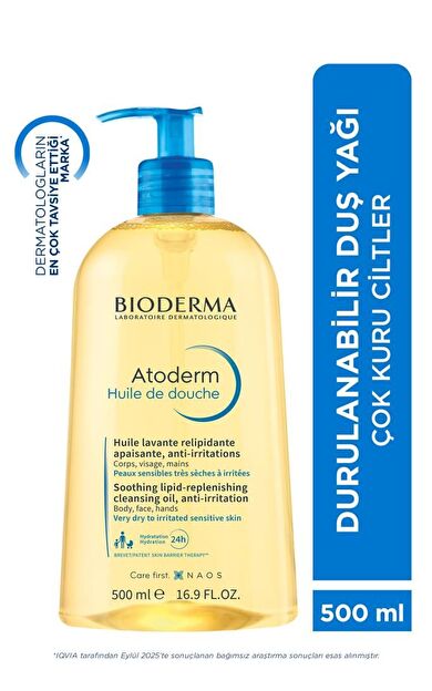 Bioderma Atoderm Shower Oil 1 Lt- PUANLI- SKT:05/2029