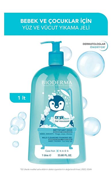 Bioderma ABCDerm Foaming Cleanser 1 L
